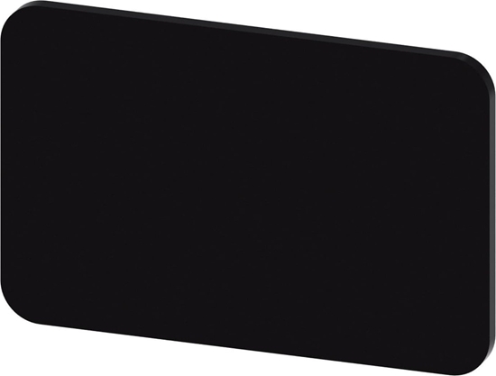 Picture of Siemens Etykieta wkadana lub samoprzylepna 17.5 x 27mm czarna, biae litery, bez inskrypcji, do samodzielnego opisu 3SU1900-0AD16-0AA0