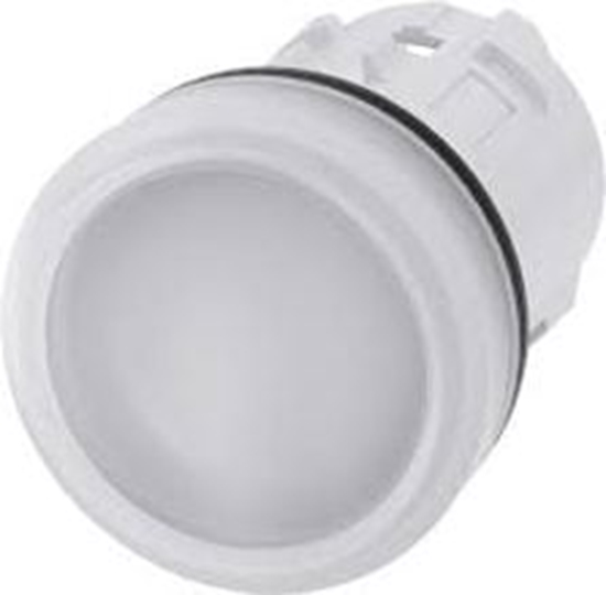 Picture of Siemens Gówka lampki sygnalizacyjnej 22mm biaa plastikowa (3SU1001-6AA60-0AA0)