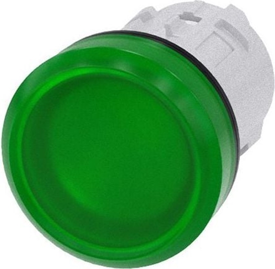Picture of Siemens Gówka lampki sygnalizacyjnej 22mm zielona (3SU1001-6AA40-0AA0)