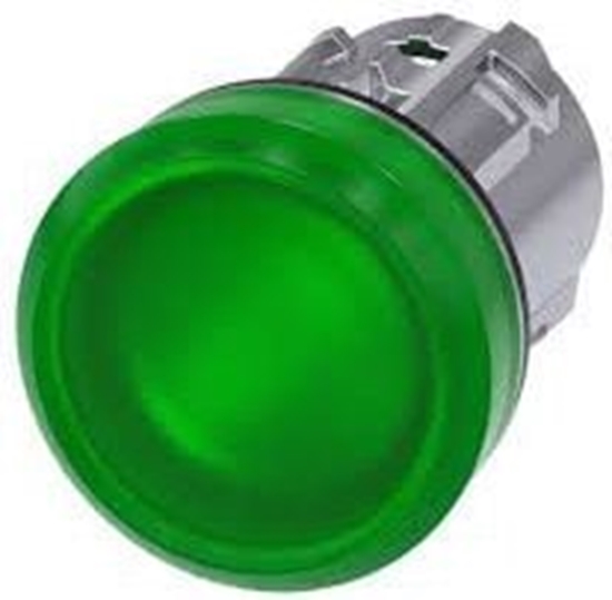 Picture of Siemens Gówka lampki sygnalizacyjnej 22mm zielona (3SU1051-6AA40-0AA0)