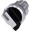 Picture of Siemens Napd przecznika 2-pooeniowy O-I 22mm biay z podwietleniem bez samopowrotu (3SU1052-2BF60-0AA0)