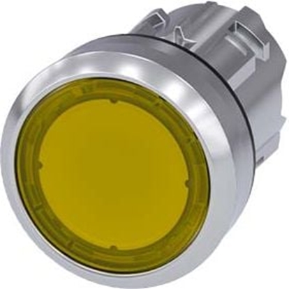 Picture of Siemens Napd przycisku 22mm óty z podwietleniem z samopowrotem metalowy IP69k Sirius ACT (3SU1051-0AB30-0AA0)