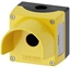 Picture of Siemens Obudowa kasety 1-otworowa 22mm czarno-óta z konierzem M20 IP69k Sirius ACT (3SU1801-0AA00-0AC2)