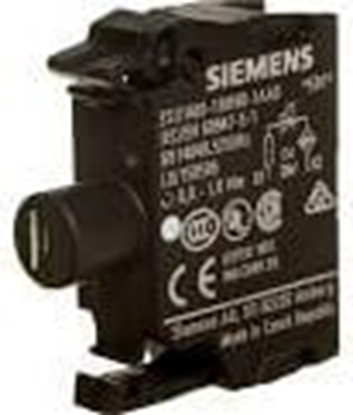Picture of Siemens Oprawka z LED biaa 24V AC/DC monta czoowy (3SU1401-1BB60-1AA0)