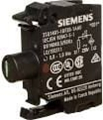 Picture of Siemens Oprawka z LED czerwona 230V AC monta czoowy (3SU1401-1BF20-1AA0)