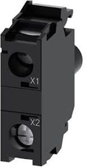 Picture of Siemens Oprawka z LED czerwona 24-230V AC/DC monta czoowy (3SU1401-1BH20-1AA0)