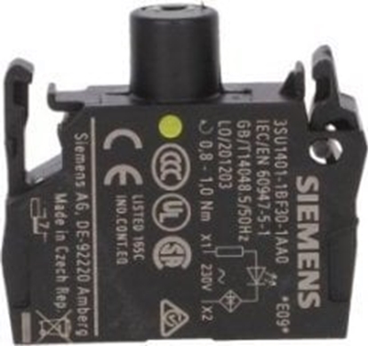 Picture of Siemens Oprawka z LED óta 230V AC 3SU1401-1BF30-1AA0