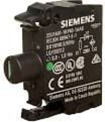 Picture of Siemens Oprawka z LED zielona 230V AC monta czoowy (3SU1401-1BF40-1AA0)