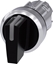 Picture of Siemens Przecznik z moliwoci podw. 22mm okrgy metal czarny krótkie pióro 3-poz. I-O-II bez samopowrotu 3SU1052-2BL10-0AA0