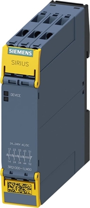 Picture of Siemens Przekanik bezpieczestwa styki 4Z+1R szeroko 225mm 24...240V AC/DC 3RQ1000-1LW00