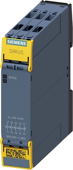 Picture of Siemens Przekanik bezpieczestwa styki 4Z+1R szeroko 225mm 24...240V AC/DC 3RQ1000-1LW00