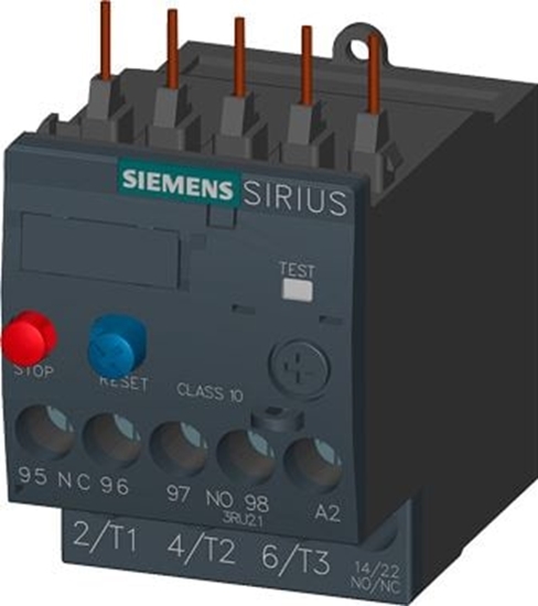 Picture of Siemens Przekanik termiczny 4,5 - 6,3A S00 (3RU2116-1GB0)