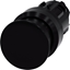 Изображение Siemens Przycisk grzybkowy 22mm okrgy tworzywo czarny 30mm z samopowrotem 3SU1000-1AD10-0AA0