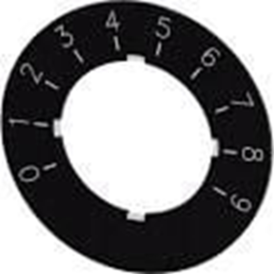 Picture of Siemens SIRIUS ACT Etykieta do potencjometru 0 do 9 (3SU1900-0BG16-0RT0)