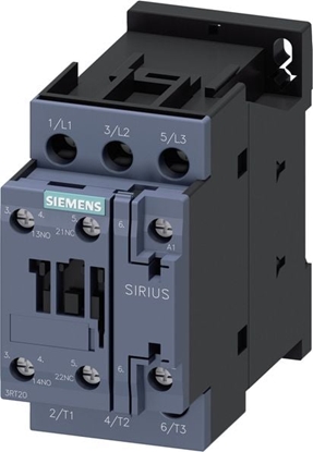 Изображение Siemens Stycznik mocy 17A 3P 230V AC 1Z 1R S0 (3RT2025-1AP00)