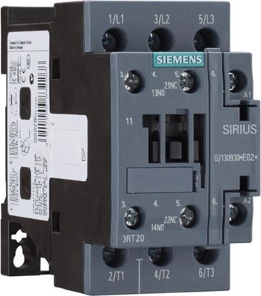 Изображение Siemens Stycznik mocy 25A 3P 230V AC 1Z 1R S0 (3RT2026-1AP00)