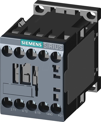 Изображение Siemens Stycznik mocy 9A 3P 230V AC 1Z 0R S00 (3RT2016-1AP01)