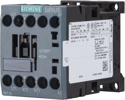 Изображение Siemens Stycznik mocy 9A 3P 24V DC 0Z 1R S00 (3RT2016-1BB42)