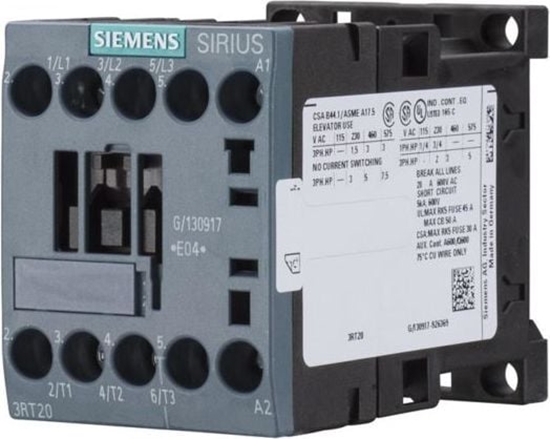 Picture of Siemens Stycznik mocy 9A 3P 24V DC 0Z 1R S00 (3RT2016-1BB42)