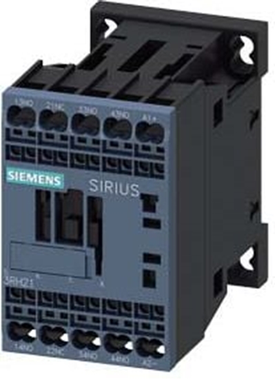 Picture of Siemens Stycznik pomocniczy 3A 3Z 1R 24V DC S00 (3RH2131-2BB40)