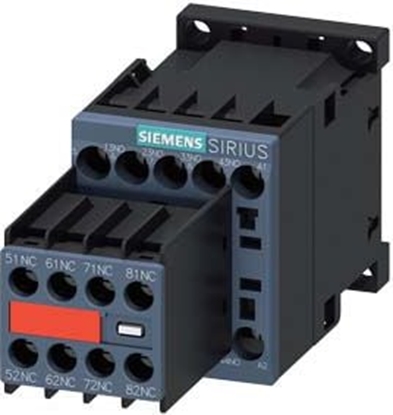 Изображение Siemens Stycznik pomocniczy 3A 4Z 4R 24V DC S00 (3RH2244-1BB40)