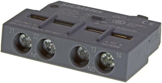 Picture of Siemens Styk pomocniczy 1Z 1R monta od góry S00/S0 (3RV2901-1E)