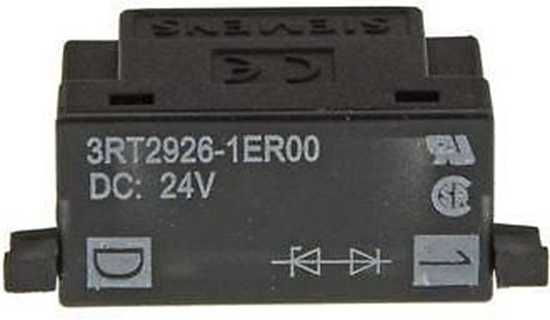 Picture of Siemens Ukad tumicy dioda 24V DC ze wkanikiem LED S0 (3RT2926-1ER00)