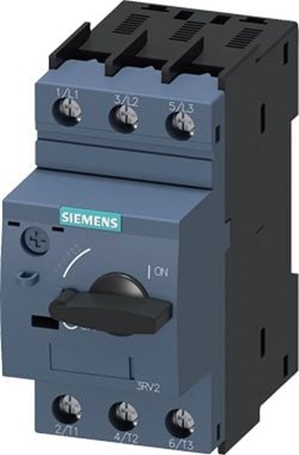 Изображение Siemens Wycznik silnikowy 3P 1,1kW 2,2-3,2A S0 (3RV2021-1DA10)