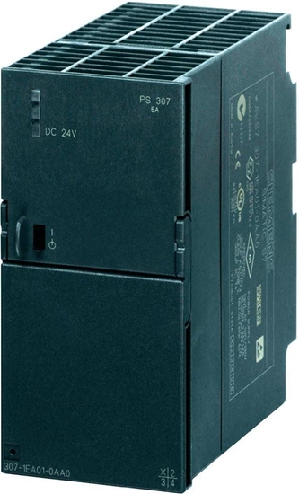 Picture of Siemens Zasilacz impulsowy 85-132V 170-264V AC/DC 5A PS 307 SIMATIC S7-300 ATEX EX II (6ES7307-1EA01-0AA0)