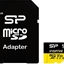 Picture of Silicon Power Memory card with adapter | Inspire | 128 GB | microSDXC | Flash memory class C10, UHS-I U3, V30, A2