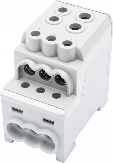 Picture of Simet Blok rozdzielczy - dystrybucyjny Al/Cu SDB 200 (80030) SIMBLOCK szary 81602002