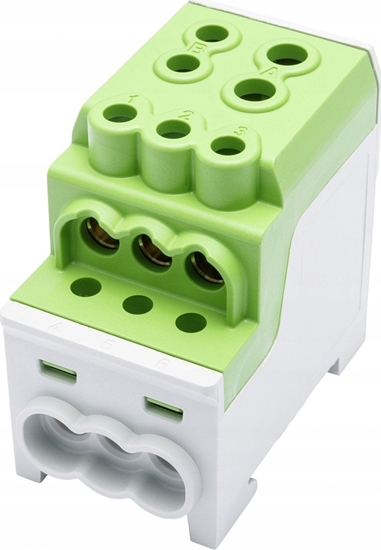 Picture of Simet Blok rozdzielczy - dystrybucyjny Al/Cu SDB 200 (80030) SIMBLOCK zielony 81602005