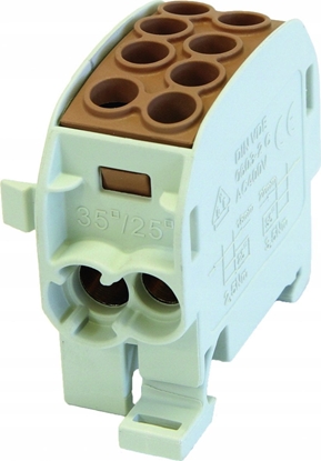 Attēls no Simet Blok rozdzielczy - odgany Al/Cu SCB 35 (80210) SIMBLOCK brzowy 81502015