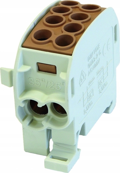 Изображение Simet Blok rozdzielczy - odgany Al/Cu SCB 35 (80210) SIMBLOCK brzowy 81502015