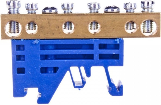 Picture of Simet Zacisk przyczeniowy 2x16mm2, 4x4mm2 niebieski PE Z-3101 (84004003)