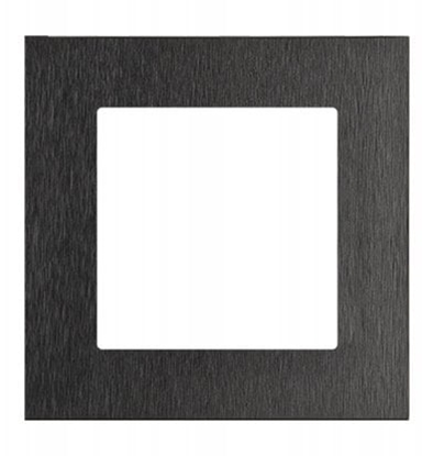 Attēls no Simon 55 Ramka 1-krotna Nature Inox czarny TRN1/190