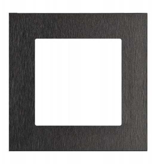 Изображение Simon 55 Ramka 1-krotna Nature Inox czarny TRN1/190