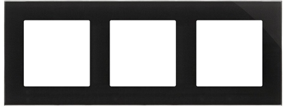 Attēls no Simon 55 Ramka 3-krotna Nature Szko classic czarne TRN3/182