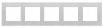 Attēls no Simon 55 Ramka 5-krotna LINE Aluminium mat TR5/143