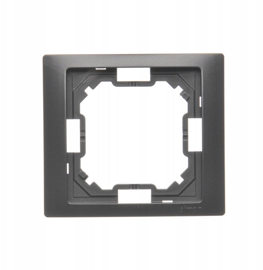 Изображение Simon Basic Ramka 1-krotna Neos do wersji bryzgoszczelnej IP44 z uszczelk czarny BMRC1B/49
