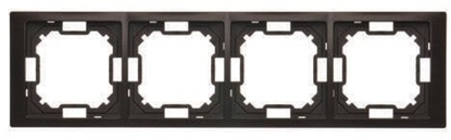 Attēls no Simon Basic Ramka 4-krotna Neos IP20 czarny mat BMRC4/49