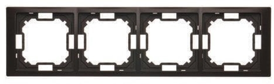 Изображение Simon Basic Ramka 4-krotna Neos IP20 czarny mat BMRC4/49