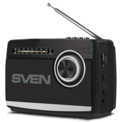Attēls no Skaļrunis Sven SRP-155 FM,AM,SW Radio Bluetooth Black