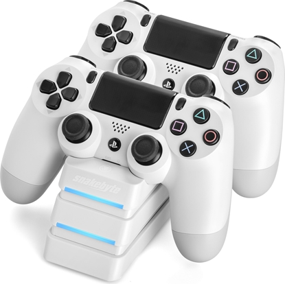 Attēls no Snakebyte podwójna stacja adujca TWIN:CHARGE 4 do padów PS4 biaa