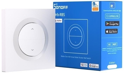 Attēls no SONOFF MINI-RBS-E Smart wall switch for roller shutters