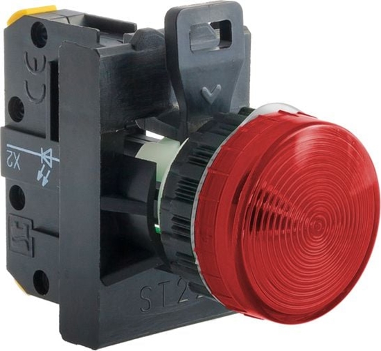 Изображение Spamel Lampka sygnalizacyjna 22mm czerwona (ST22-LC-230-LEDAC)