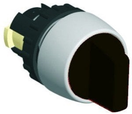 Picture of Spamel Napd przycisku obrotowego z piórkiem 3-pooeniowy czarny - ST22-P3.CZ.
