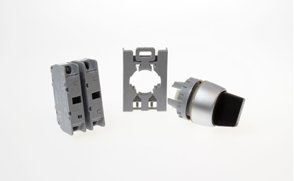 Picture of Spamel Przecznik 3 pooeniowy pokrto 22mm czarny 2Z bez samopowrotu (SP22-P3.CZ-20)