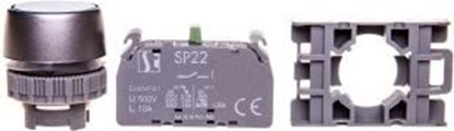 Изображение Spamel Przycisk sterowniczy 22mm óty z samopowrotem 1Z (SP22-KG-10)