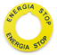 Изображение Spamel Tabliczka opisowa okrga 42mm ENERGIA STOP óta ST22-4509\P02